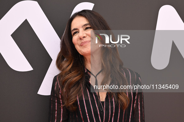 Antonella d'Errico is attending the Photocall SKY Program at Barberini Palace in Rome, Italy, on July 19, 2024 