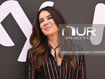 Antonella d'Errico is attending the Photocall SKY Program at Barberini Palace in Rome, Italy, on July 19, 2024 (