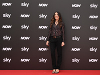 Antonella d'Errico is attending the Photocall SKY Program at Barberini Palace in Rome, Italy, on July 19, 2024 (