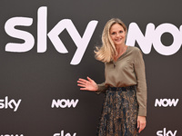 Sarah Varetto is attending the Photocall SKY Program at Barberini Palace in Rome, Italy, on July 19, 2024 (