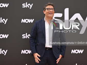 Alessio Viola is attending the Photocall SKY Program at Barberini Palace in Rome, Italy, on July 19, 2024 (