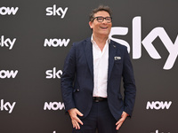 Alessio Viola is attending the Photocall SKY Program at Barberini Palace in Rome, Italy, on July 19, 2024 (