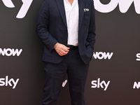 Alessio Viola is attending the Photocall SKY Program at Barberini Palace in Rome, Italy, on July 19, 2024 (