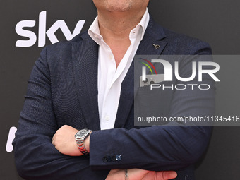 Alessio Viola is attending the Photocall SKY Program at Barberini Palace in Rome, Italy, on July 19, 2024 (