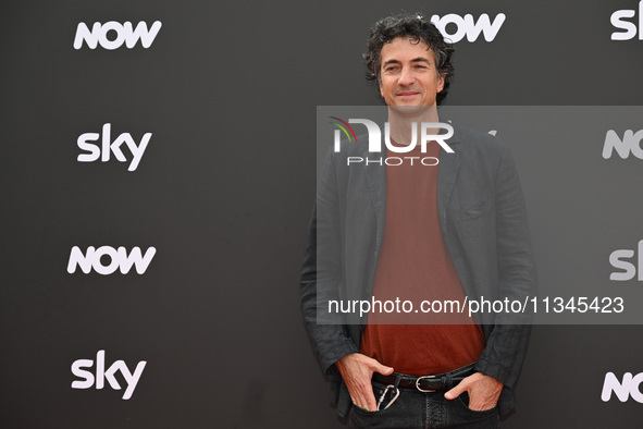 Davide Marengo is attending the Photocall SKY Program at Barberini Palace in Rome, Italy, on July 19, 2024 