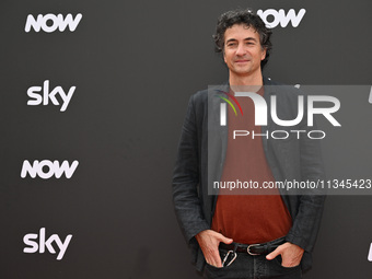 Davide Marengo is attending the Photocall SKY Program at Barberini Palace in Rome, Italy, on July 19, 2024 (