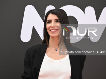 Giorgia is attending the Photocall SKY Program at Barberini Palace in Rome, Italy, on July 19, 2024 (