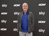 Giorgio Gherarducci is attending the Photocall SKY Program at Barberini Palace in Rome, Italy, on July 19, 2024 (