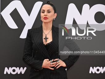 Paola Iezzi is attending the Photocall SKY Program at Barberini Palace in Rome, Italy, on July 19, 2024 (