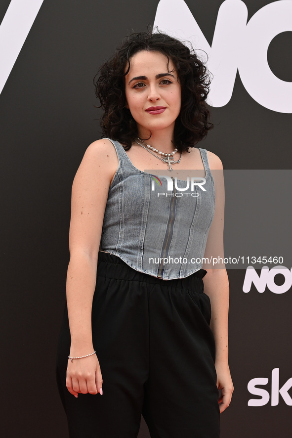 Serena Marletta is attending the Photocall SKY Program at Barberini Palace in Rome, Italy, on July 19, 2024 