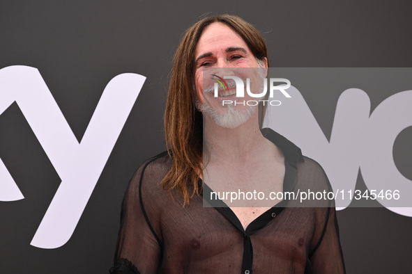 Manuel Agnelli is attending the Photocall SKY Program at Barberini Palace in Rome, Italy, on July 19, 2024 