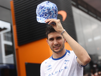 Esteban Ocon of Alpine ahead of the Formula 1 Spanish Grand Prix at Circuit de Barcelona-Catalunya in Barcelona, Spain on June 20, 2024. (