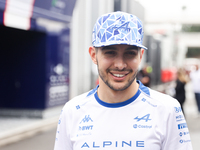 Esteban Ocon of Alpine ahead of the Formula 1 Spanish Grand Prix at Circuit de Barcelona-Catalunya in Barcelona, Spain on June 20, 2024. (