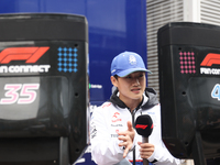 Yuki Tsunoda of RB ahead of the Formula 1 Spanish Grand Prix at Circuit de Barcelona-Catalunya in Barcelona, Spain on June 20, 2024. (