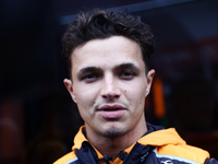 Lando Norris of McLaren ahead of the Formula 1 Spanish Grand Prix at Circuit de Barcelona-Catalunya in Barcelona, Spain on June 20, 2024. (