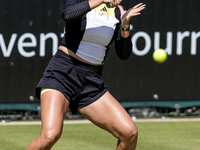 Jessica Pegula is participating in the ecotrans Ladies Open, a WTA 500 tournament, in Berlin, Germany, on June 20, 2024. (