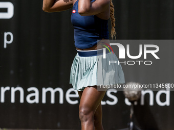 Coco Gauff is participating in the ecotrans Ladies Open, a WTA 500 tournament, in Berlin, Germany, on June 20, 2024. (