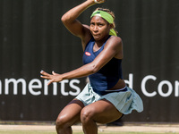 Coco Gauff is participating in the ecotrans Ladies Open, a WTA 500 tournament, in Berlin, Germany, on June 20, 2024. (