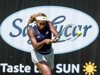 Coco Gauff is participating in the ecotrans Ladies Open, a WTA 500 tournament, in Berlin, Germany, on June 20, 2024. (