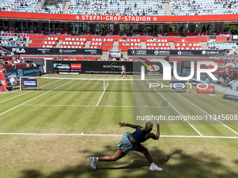 Coco Gauff is participating in the ecotrans Ladies Open, a WTA 500 tournament, in Berlin, Germany, on June 20, 2024. (