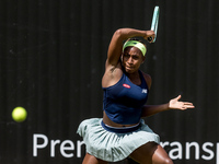 Coco Gauff is participating in the ecotrans Ladies Open, a WTA 500 tournament, in Berlin, Germany, on June 20, 2024. (