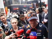 Max Verstappen of Red Bull Racing ahead of the Formula 1 Spanish Grand Prix at Circuit de Barcelona-Catalunya in Barcelona, Spain on June 20...