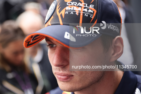 Max Verstappen of Red Bull Racing ahead of the Formula 1 Spanish Grand Prix at Circuit de Barcelona-Catalunya in Barcelona, Spain on June 20...