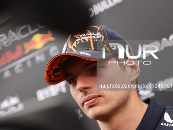 Max Verstappen of Red Bull Racing ahead of the Formula 1 Spanish Grand Prix at Circuit de Barcelona-Catalunya in Barcelona, Spain on June 20...