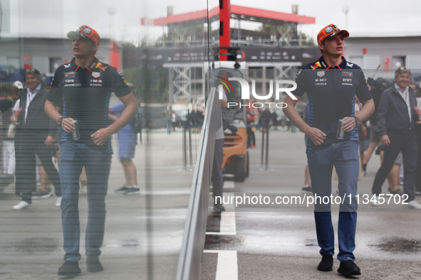 Max Verstappen of Red Bull Racing ahead of the Formula 1 Spanish Grand Prix at Circuit de Barcelona-Catalunya in Barcelona, Spain on June 20...