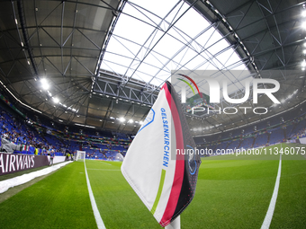 General view inside stadium during the UEFA EURO 2024 group stage match between Spain and Italy at Arena AufSchalke on June 20, 2024 in Gels...