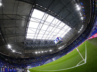 General view inside stadium during the UEFA EURO 2024 group stage match between Spain and Italy at Arena AufSchalke on June 20, 2024 in Gels...