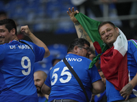 Italian supporters prior the UEFA EURO 2024 group stage match between Spain and Italy at Arena AufSchalke on June 20, 2024 in Gelsenkirchen,...