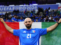 Italian supporters prior the UEFA EURO 2024 group stage match between Spain and Italy at Arena AufSchalke on June 20, 2024 in Gelsenkirchen,...