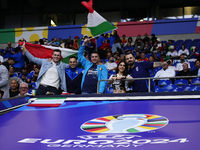 Italian supporters prior the UEFA EURO 2024 group stage match between Spain and Italy at Arena AufSchalke on June 20, 2024 in Gelsenkirchen,...