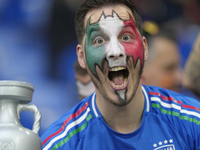 Italian supporters prior the UEFA EURO 2024 group stage match between Spain and Italy at Arena AufSchalke on June 20, 2024 in Gelsenkirchen,...