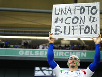 Italian supporters prior the UEFA EURO 2024 group stage match between Spain and Italy at Arena AufSchalke on June 20, 2024 in Gelsenkirchen,...