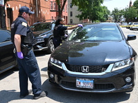 A vehicle is being found at the crime scene riddled with bullet holes and bullet damage. Two male victims are in critical condition after be...