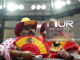 Spanish supporters prior the UEFA EURO 2024 group stage match between Spain and Italy at Arena AufSchalke on June 20, 2024 in Gelsenkirchen,...