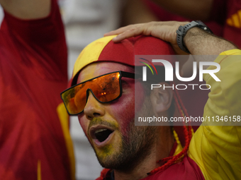 Spanish supporters prior the UEFA EURO 2024 group stage match between Spain and Italy at Arena AufSchalke on June 20, 2024 in Gelsenkirchen,...