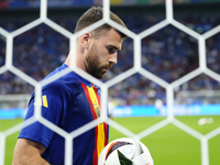 Unai Simon goalkeeper Athletic Club Bilbao during the warm-up before the UEFA EURO 2024 group stage match between Spain and Italy at Arena A...