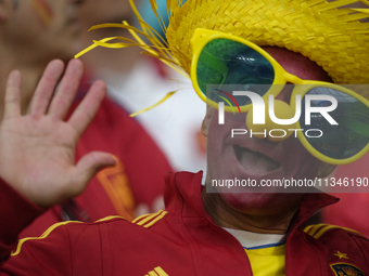 Spanish supporters prior the UEFA EURO 2024 group stage match between Spain and Italy at Arena AufSchalke on June 20, 2024 in Gelsenkirchen,...