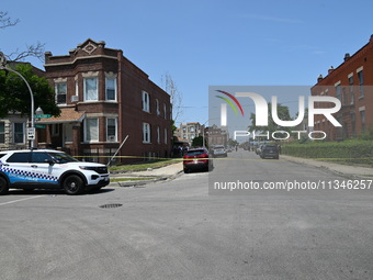 A 73-year-old male victim, a retired Chicago Police Officer, is being shot and pronounced dead in Chicago, Illinois, United States, on June...