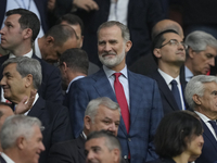 Spanish King Felipe VI during the UEFA EURO 2024 group stage match between Spain and Italy at Arena AufSchalke on June 20, 2024 in Gelsenkir...