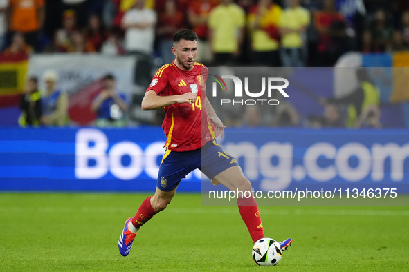 Aymeric Laporte centre-back of Spain and Al-Nassr FC during the UEFA EURO 2024 group stage match between Spain and Italy at Arena AufSchalke...