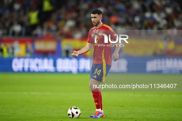 Aymeric Laporte centre-back of Spain and Al-Nassr FC during the UEFA EURO 2024 group stage match between Spain and Italy at Arena AufSchalke...