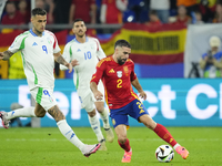 Daniel Carvajal right-back of Spain and Real Madrid during the UEFA EURO 2024 group stage match between Spain and Italy at Arena AufSchalke...