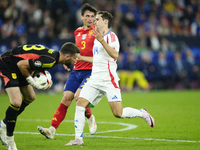 Federico Chiesa left winger of Italy and Juventus FC lament a failed occasion during the UEFA EURO 2024 group stage match between Spain and...