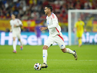 Lorenzo Pellegrini attacking midfield of Italy and AS Roma during the UEFA EURO 2024 group stage match between Spain and Italy at Arena AufS...