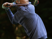 Nelly Korda of the United States tees off on16th hole during Day One of the KPMG Women's PGA Championship at Sahalee Country Club in Sammami...