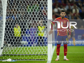 Alex Baena attacking midfield of Spain and Villarreal CF during the UEFA EURO 2024 group stage match between Spain and Italy at Arena AufSch...